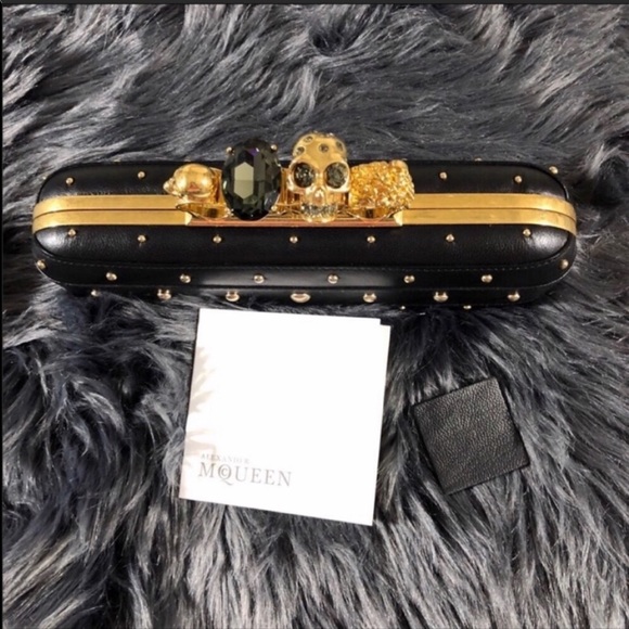 ALEXANDER MCQUEEN Skull Clutch♡ - Picture 4 of 9
